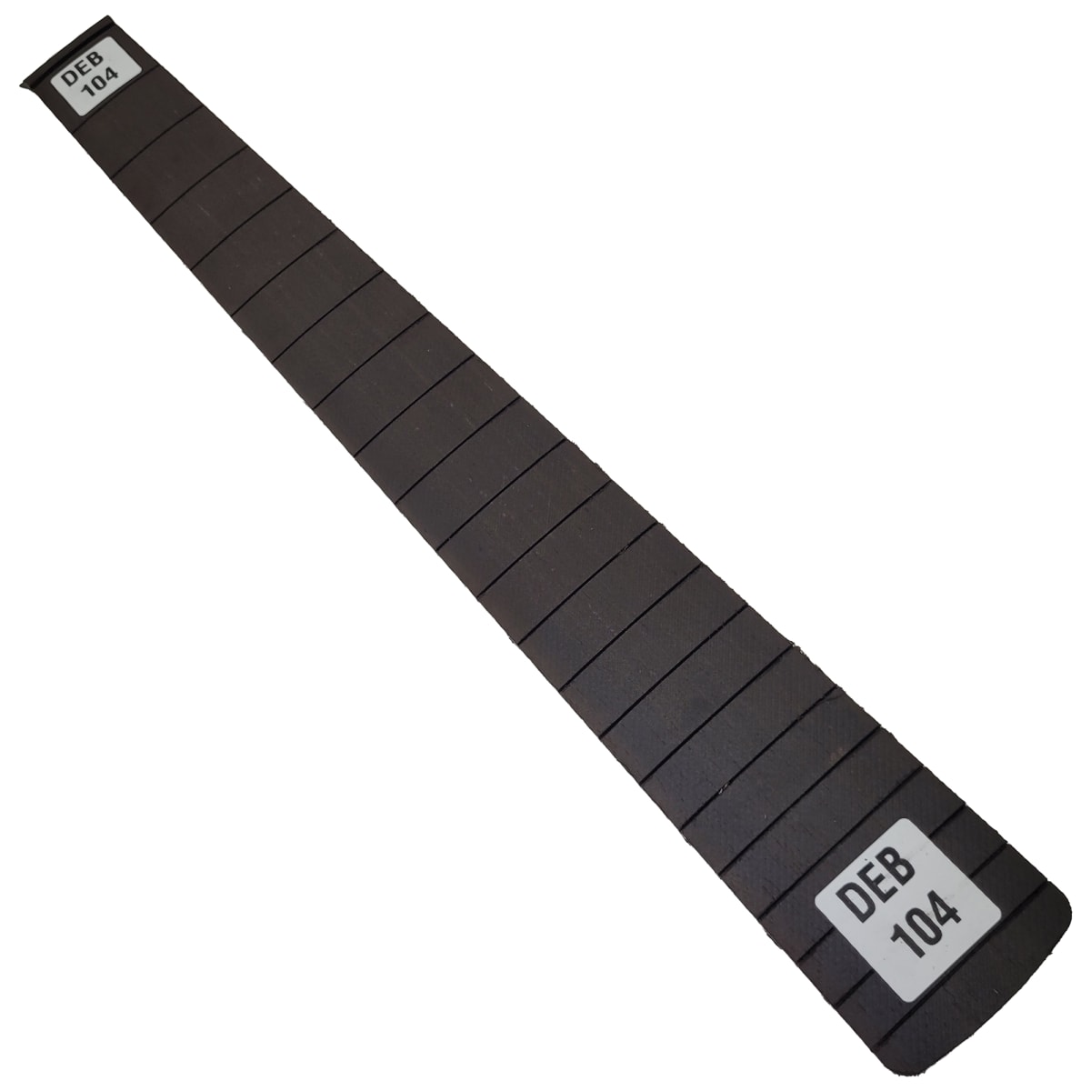 Diapasón Ranurado DEB-104 de Ébano Africano Especial para Guitarra Tipo Fender Escala 25.5
