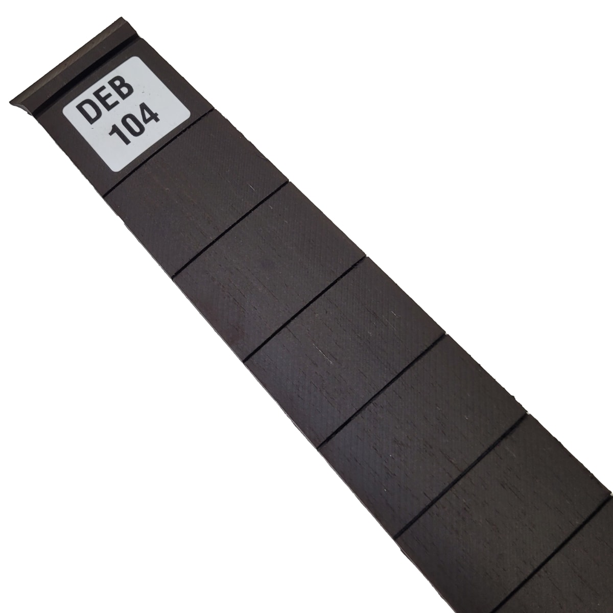 Diapasón Ranurado DEB-104 de Ébano Africano Especial para Guitarra Tipo Fender Escala 25.5