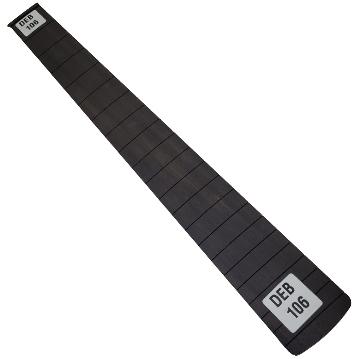 Diapasón Ranurado DEB-106 de Ébano Africano Especial para Guitarra Tipo Fender Escala 25.5