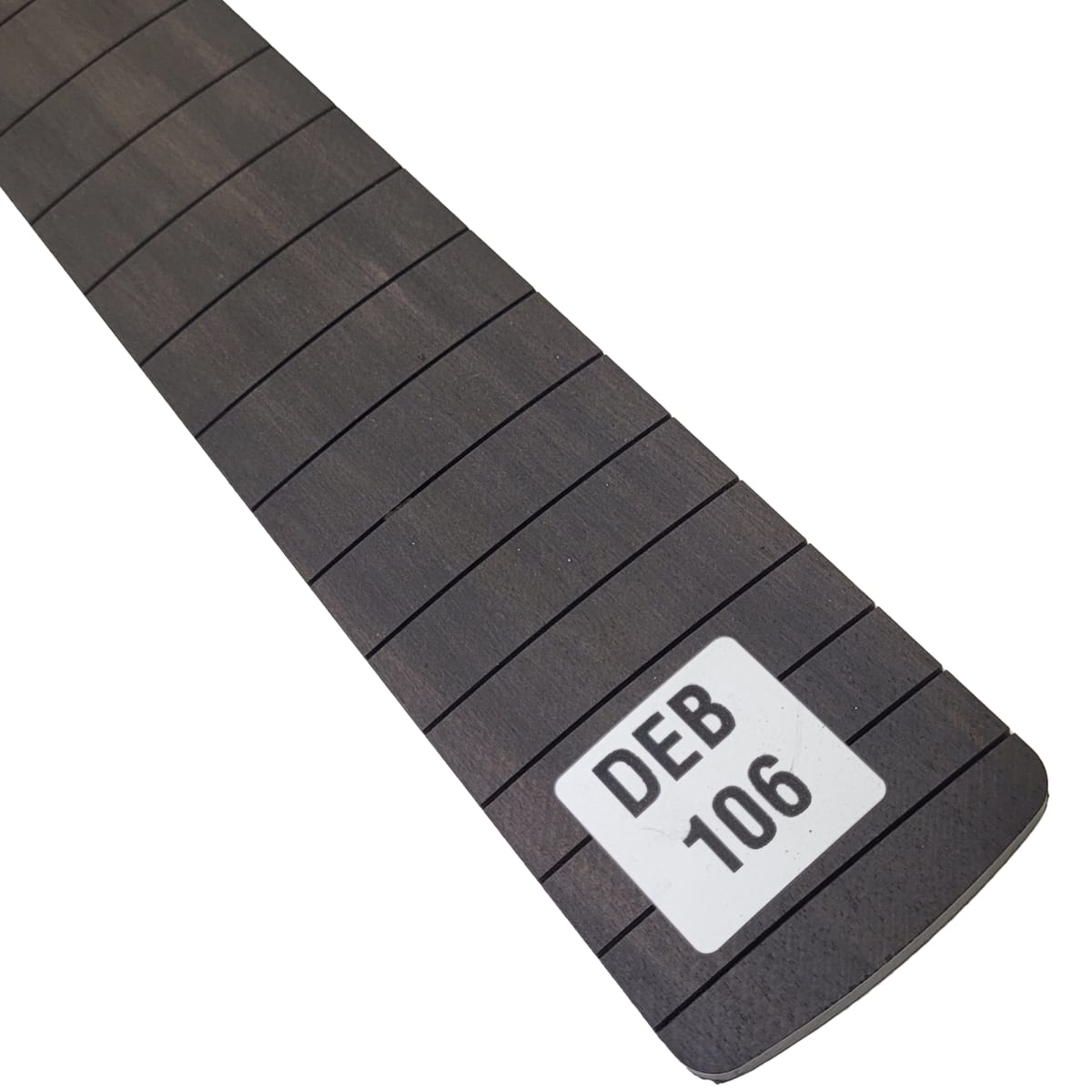 Diapasón Ranurado DEB-106 de Ébano Africano Especial para Guitarra Tipo Fender Escala 25.5