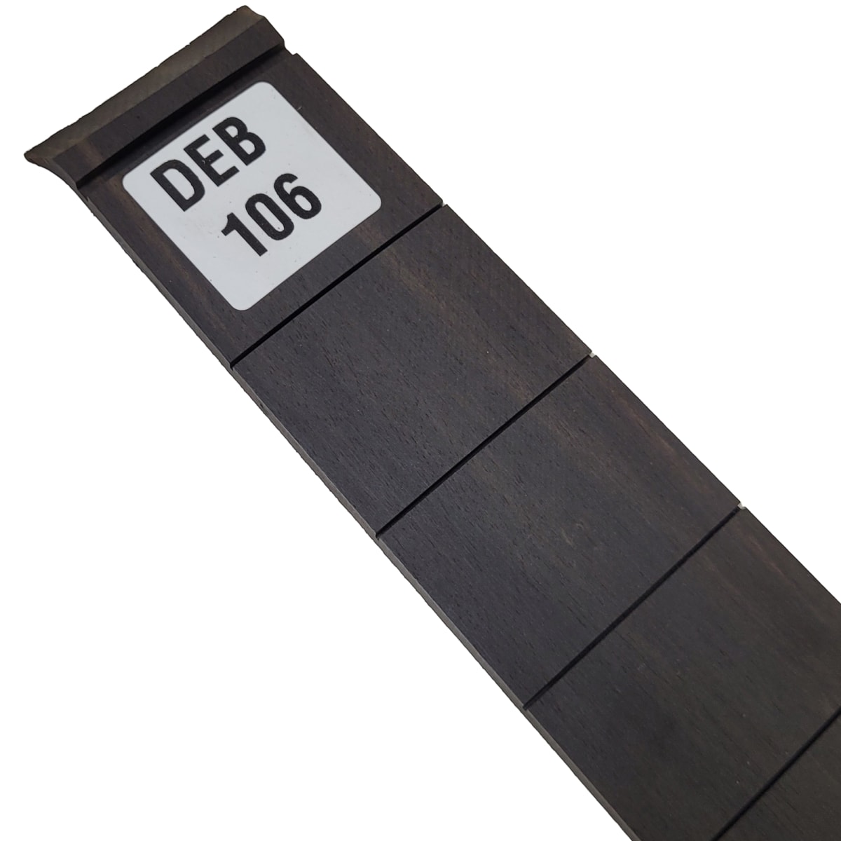 Diapasón Ranurado DEB-106 de Ébano Africano Especial para Guitarra Tipo Fender Escala 25.5