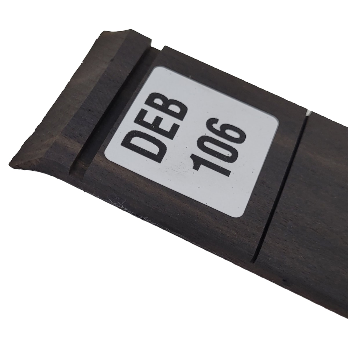 Diapasón Ranurado DEB-106 de Ébano Africano Especial para Guitarra Tipo Fender Escala 25.5