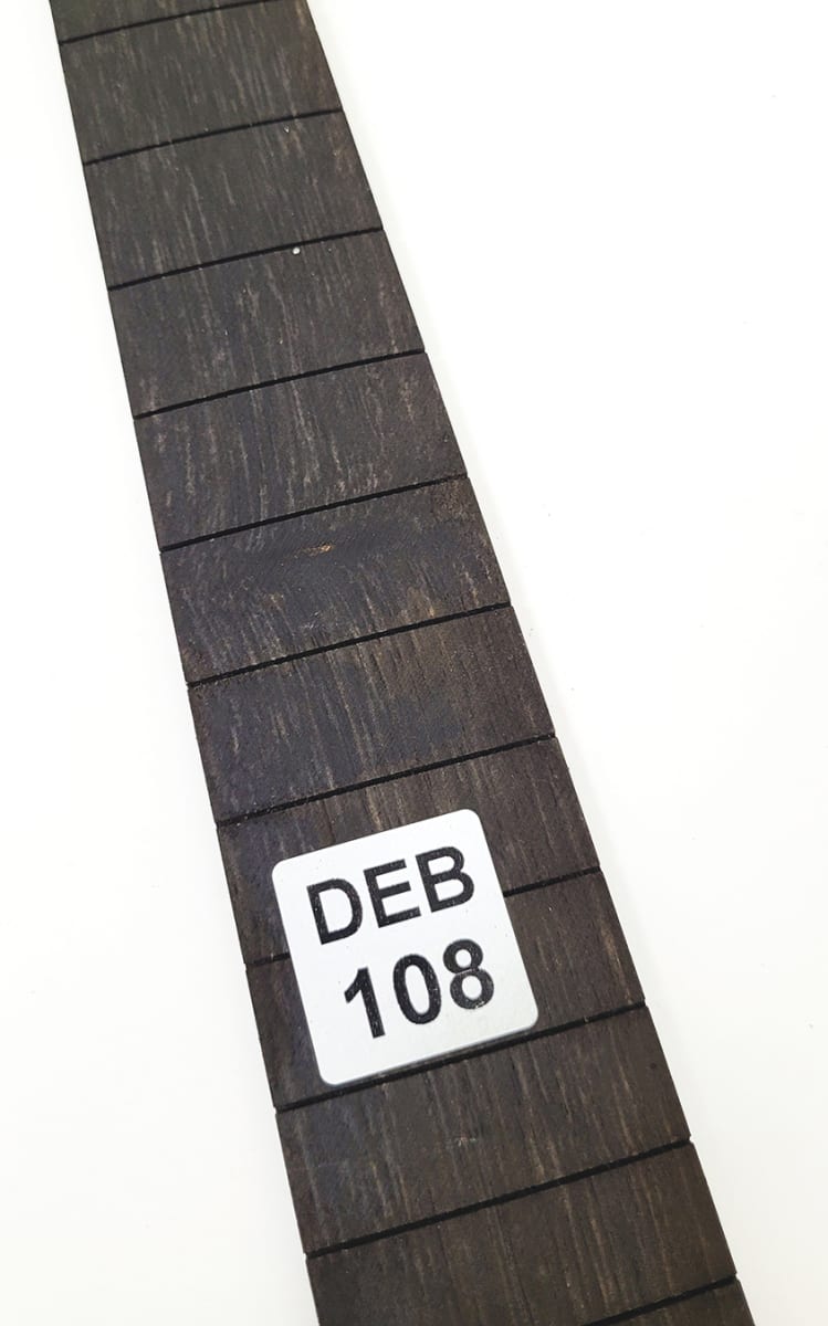 Diapason Ranurado REF: DEB-108 de Ebano - Escala 24.75