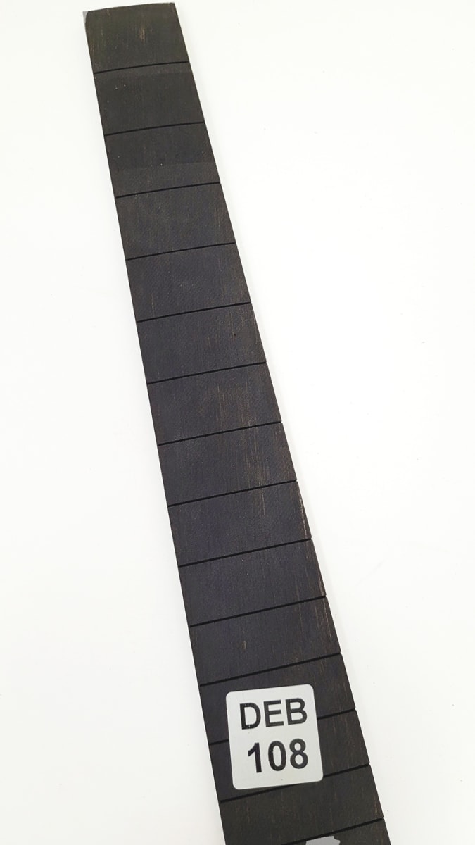 Diapason Ranurado REF: DEB-108 de Ebano - Escala 24.75