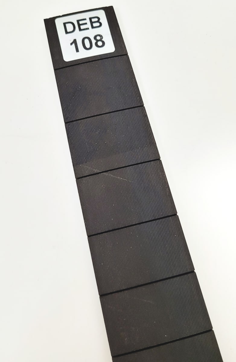 Diapason Ranurado REF: DEB-108 de Ebano - Escala 24.75