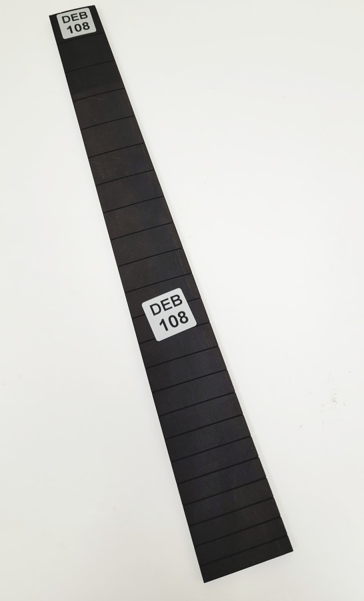 Diapason Ranurado REF: DEB-108 de Ebano - Escala 24.75