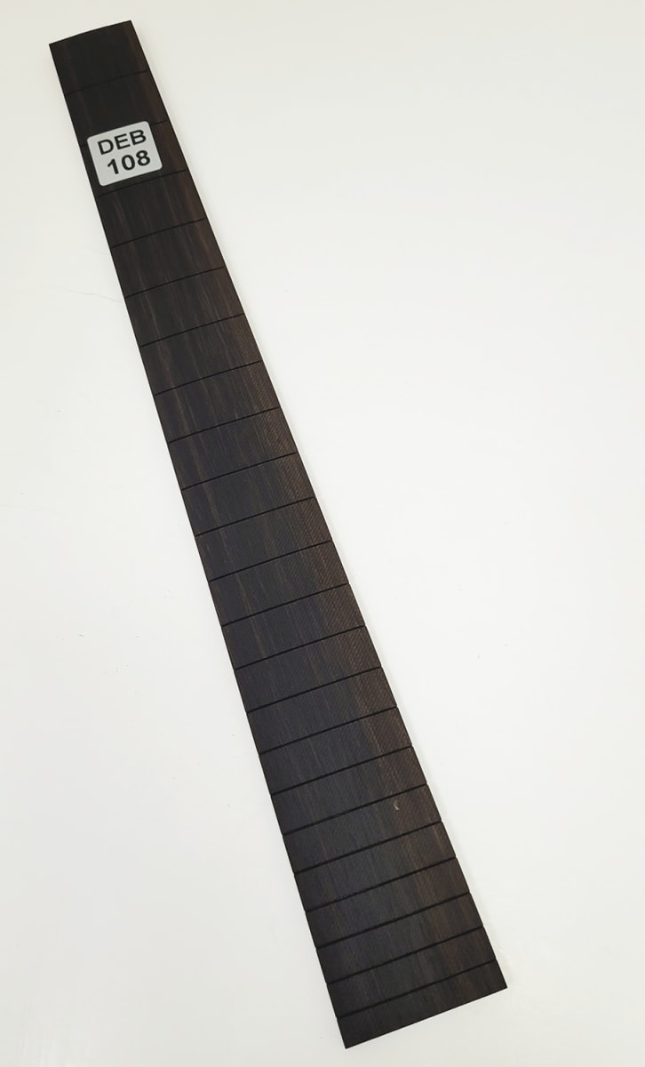 Diapason Ranurado REF: DEB-108 de Ebano - Escala 24.75