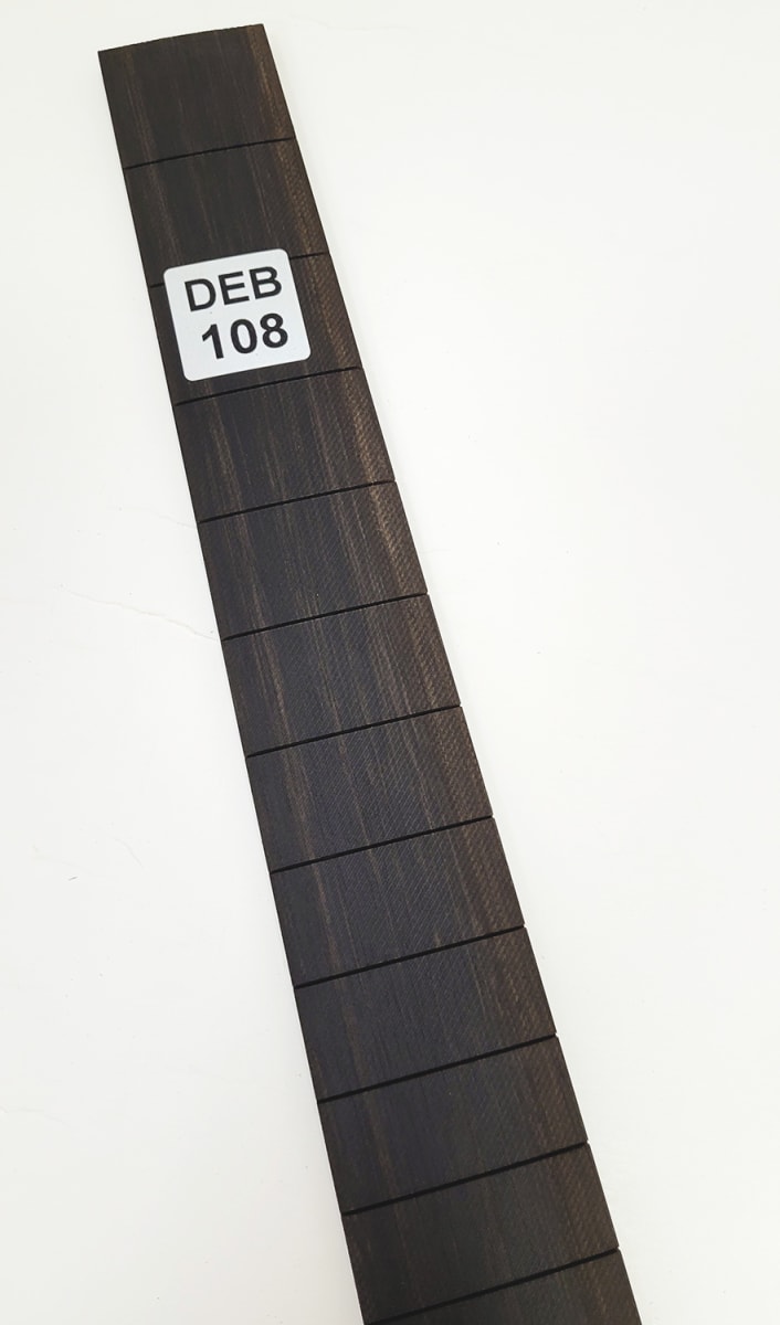 Diapason Ranurado REF: DEB-108 de Ebano - Escala 24.75
