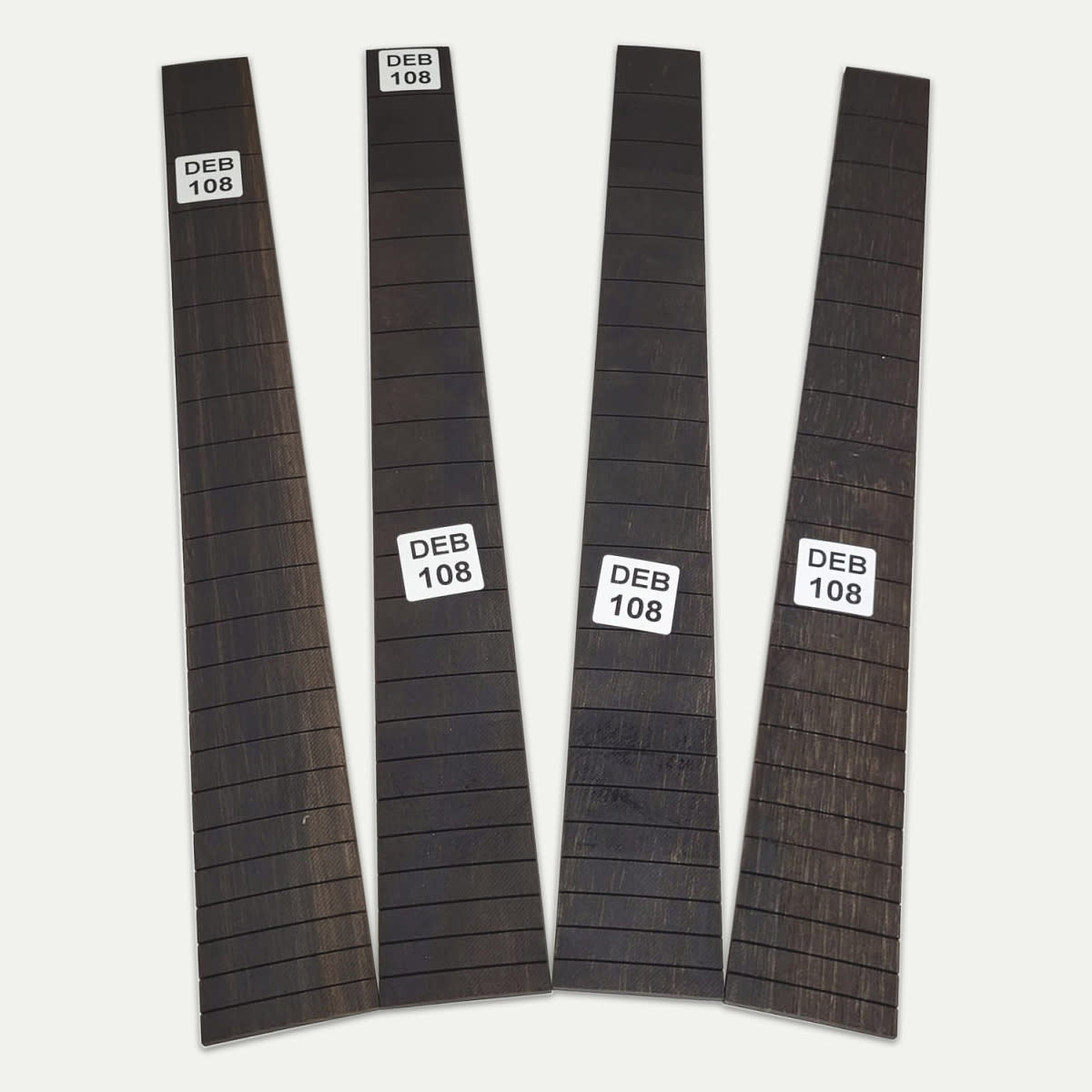 Diapason Ranurado REF: DEB-108 de Ebano - Escala 24.75