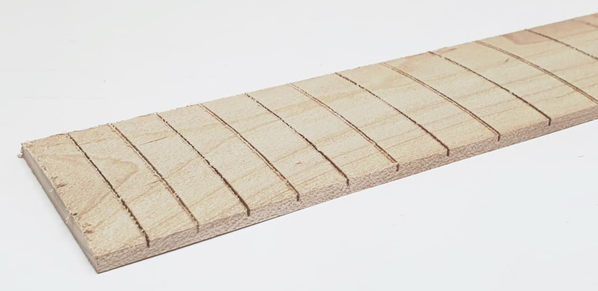 Diapason Ranurado REF: DMP-203 de Maple Economico para Bajo3