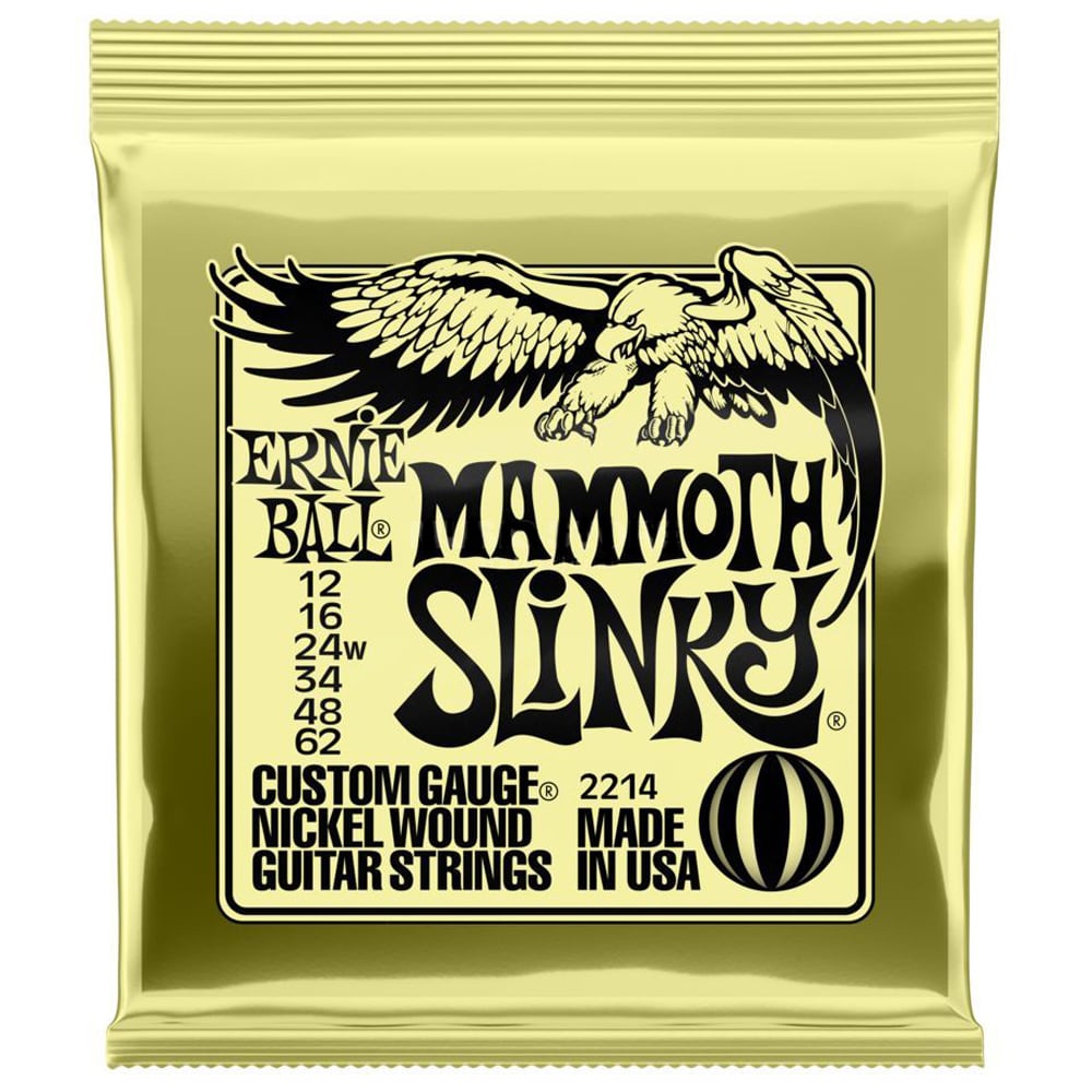Cuerdas para Guitarra Electrica. 6-String. Mammonth Slinky .012 - .0681
