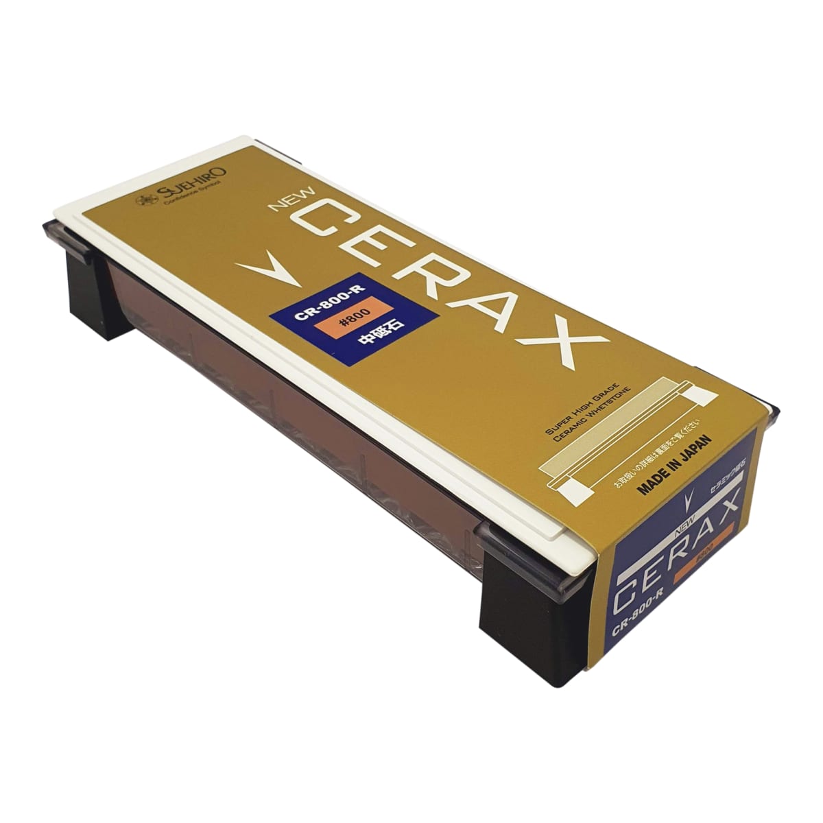 Piedra Cerax Plana Mod: CR-800-R para Afilado de Formones, Cuchillos, Cepillos. Grano 8006