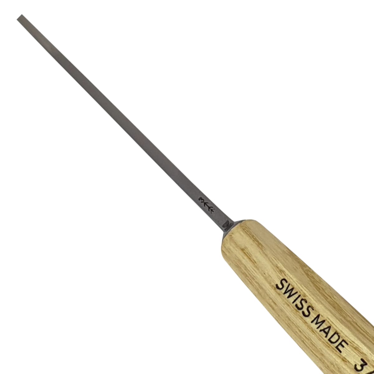 Gubia Pfeil 3 Semi Plana 3 mm de ancho para Tallado de Madera3