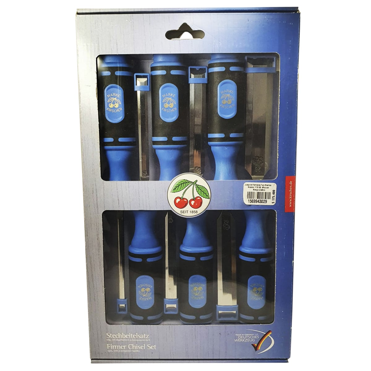 Set de 6 Formones Carpinteros Two Cherries 1118 SB 0