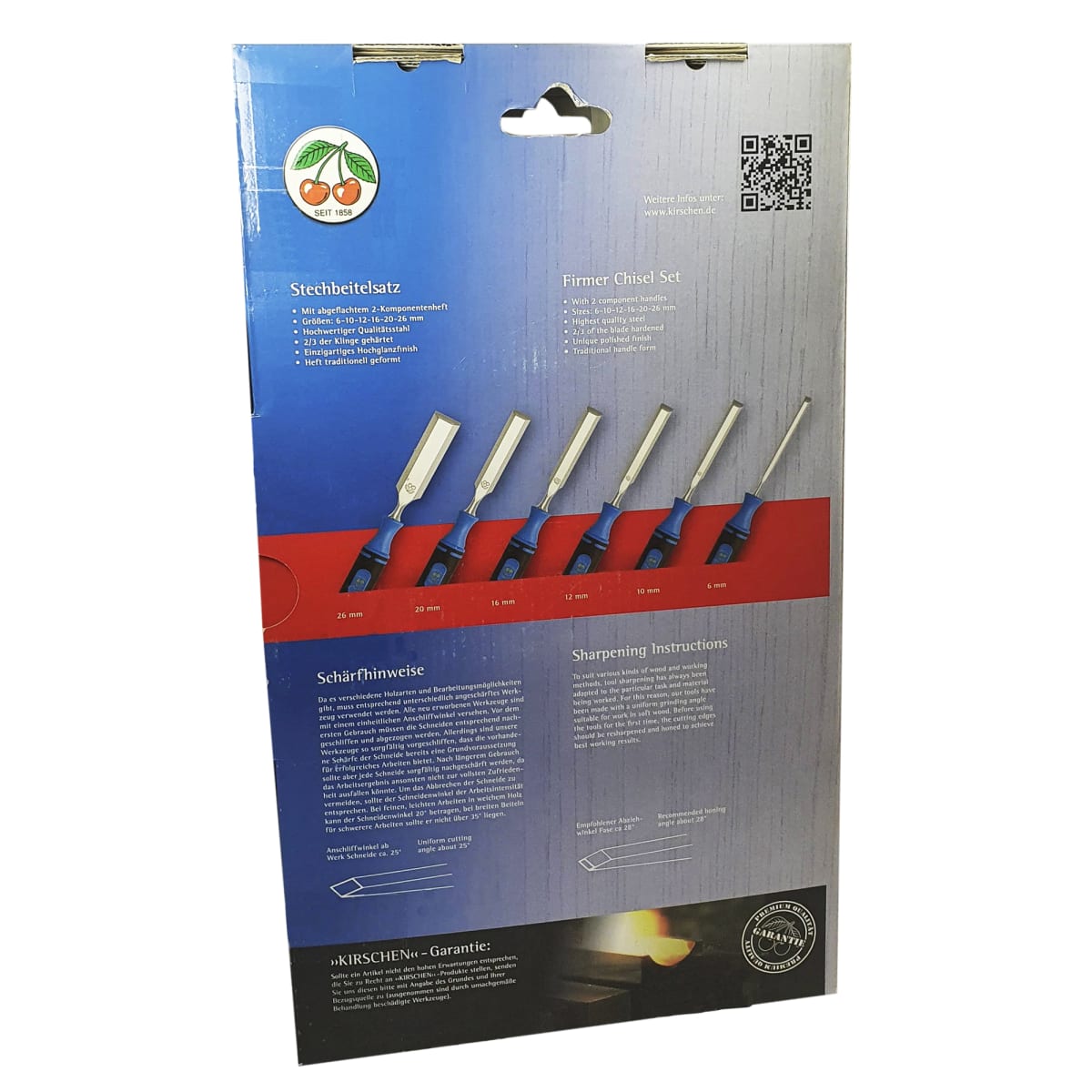 Set de 6 Formones Carpinteros Two Cherries 1118 SB2