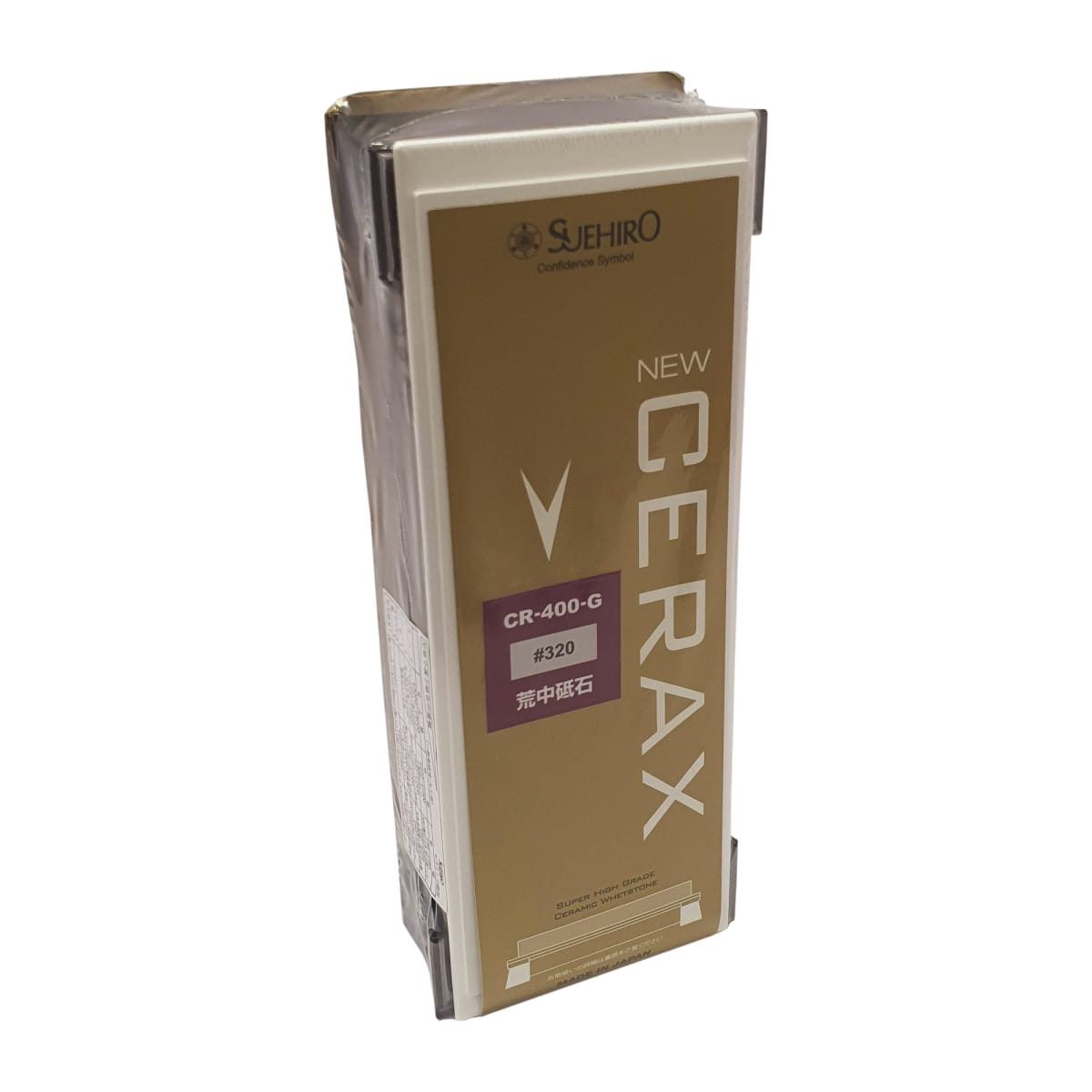 Piedra Cerax Plana Mod: CR-400-G para Afilado de Formones, Cuchillos, Cepillos. Grano 3207