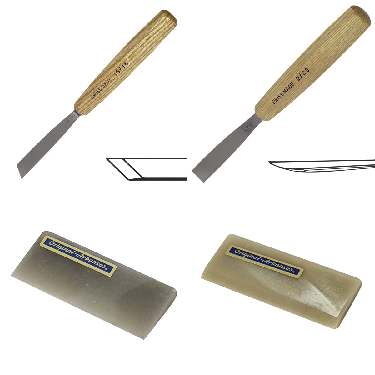 Set de Gubias para Tallado. Mod: Ro 255