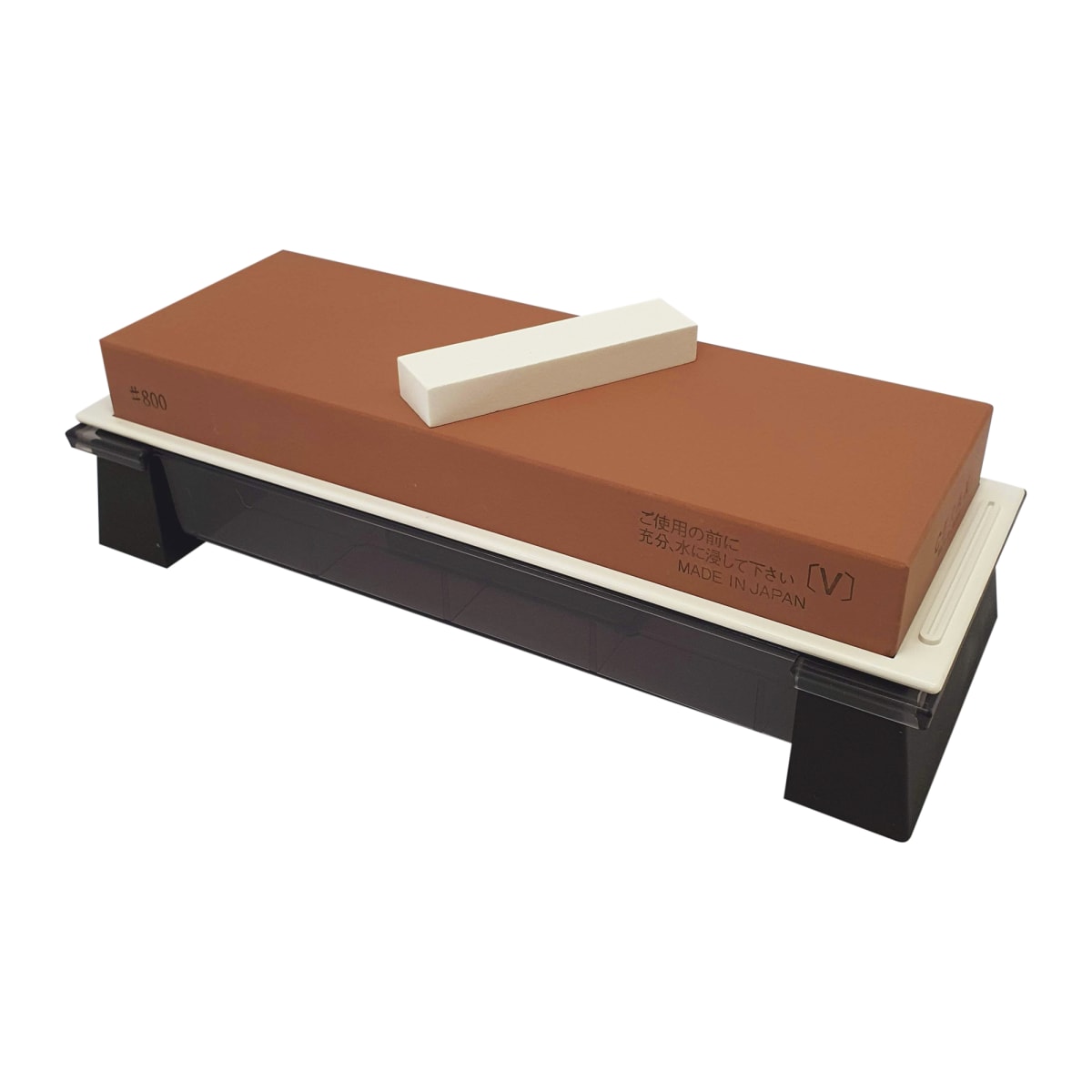 Piedra Cerax Plana Mod: CR-800-R para Afilado de Formones, Cuchillos, Cepillos. Grano 8005