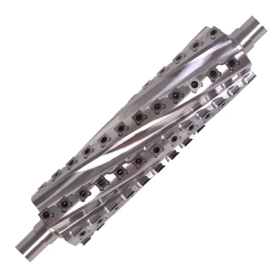 Cepilladora Industrial Automática Cabezal Helicoidal, 380V, Doble Motor de 2.2Kw8