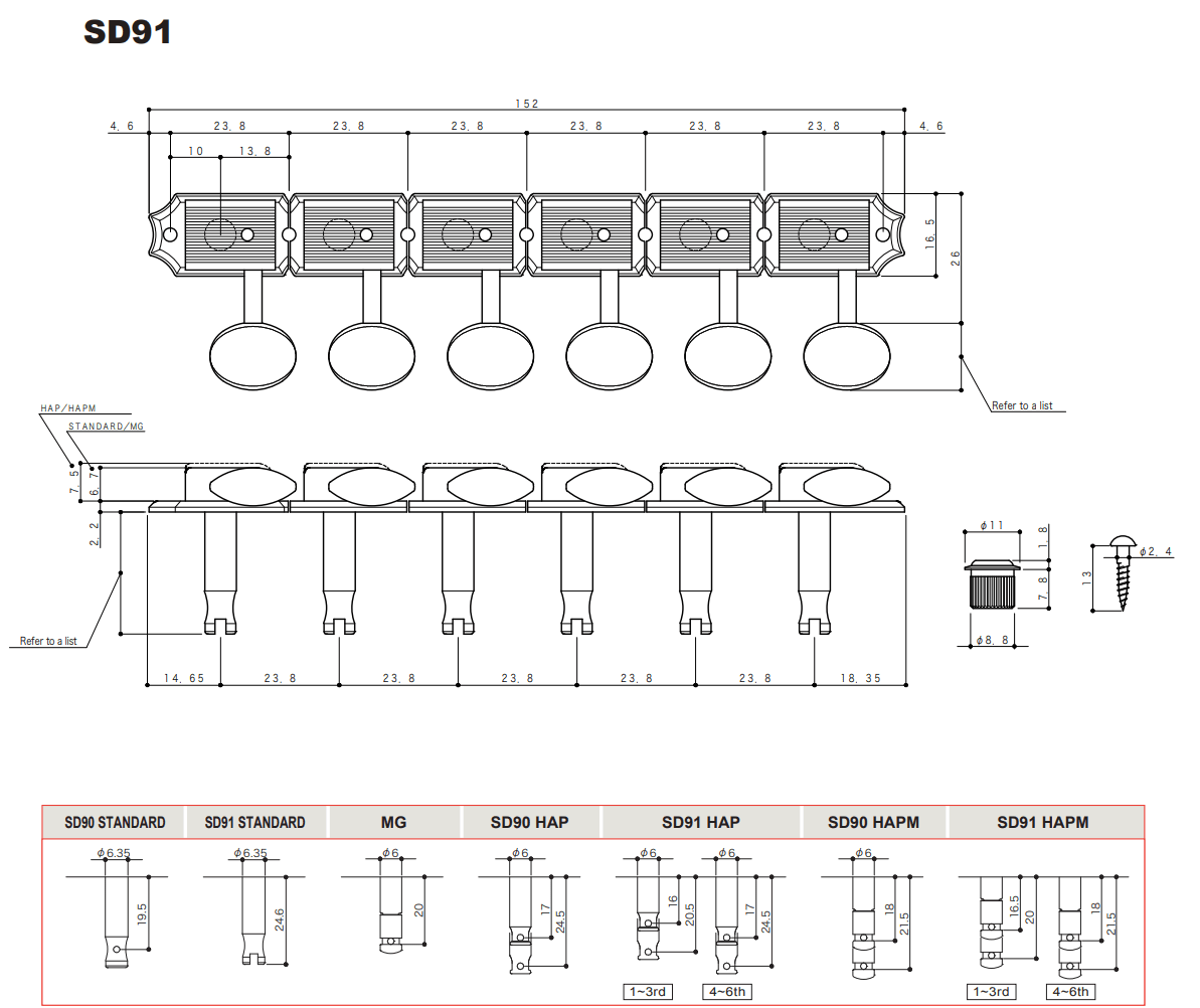 Clavijero 6L Cosmo Black SD91-05M6