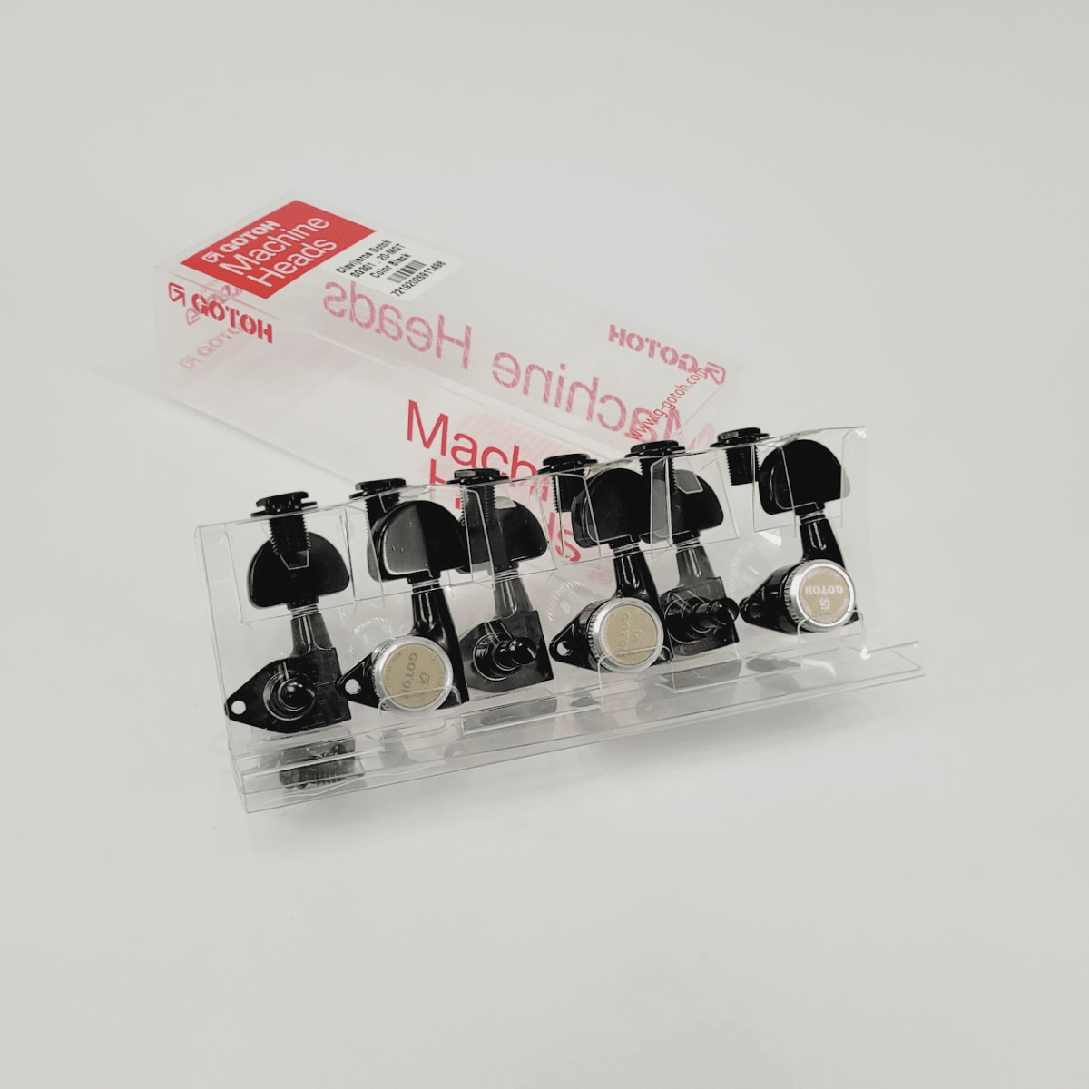 Clavijero Gotoh con Locking MGT 3L+ 3R Black SG301-203