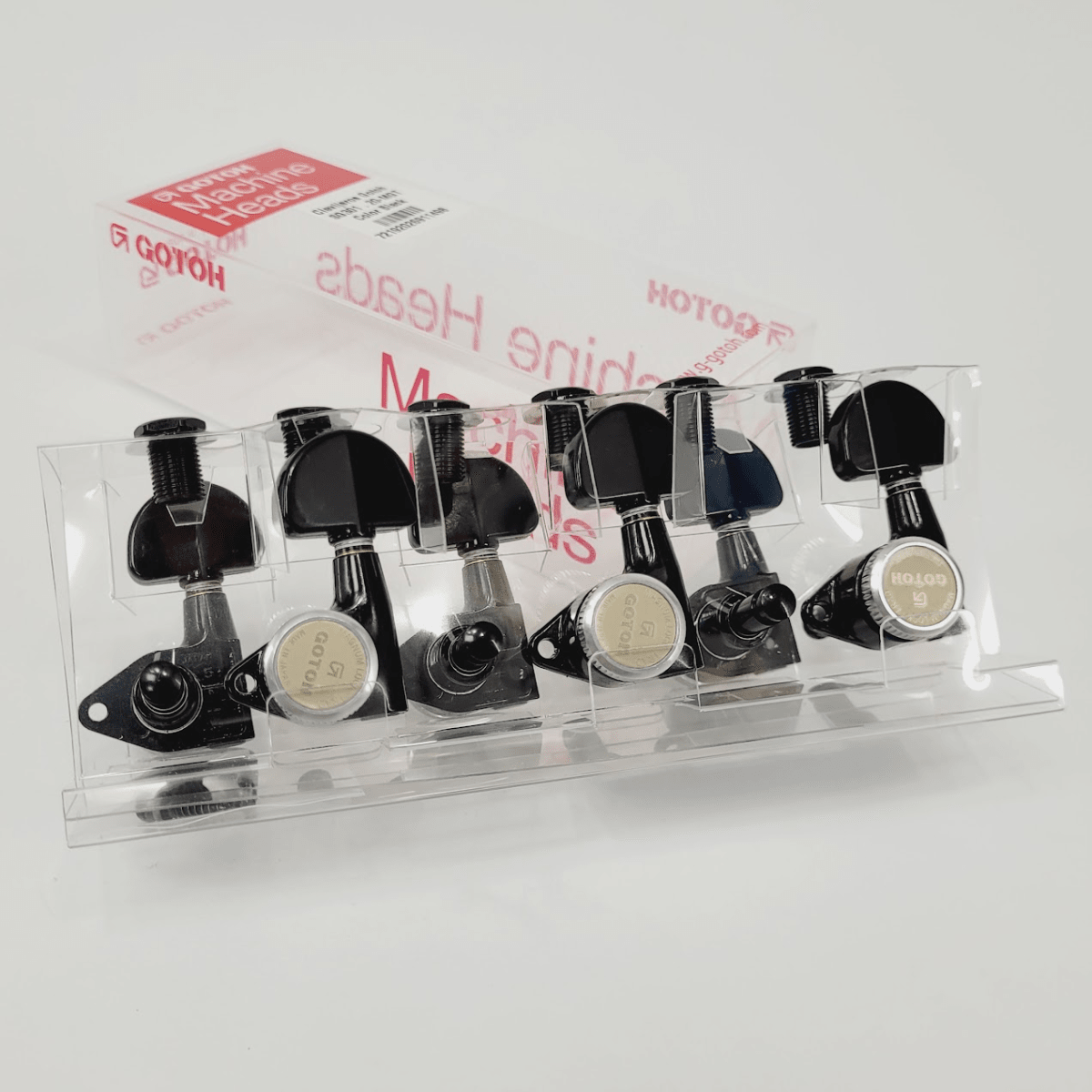 Clavijero Gotoh con Locking MGT 3L+ 3R Black SG301-204