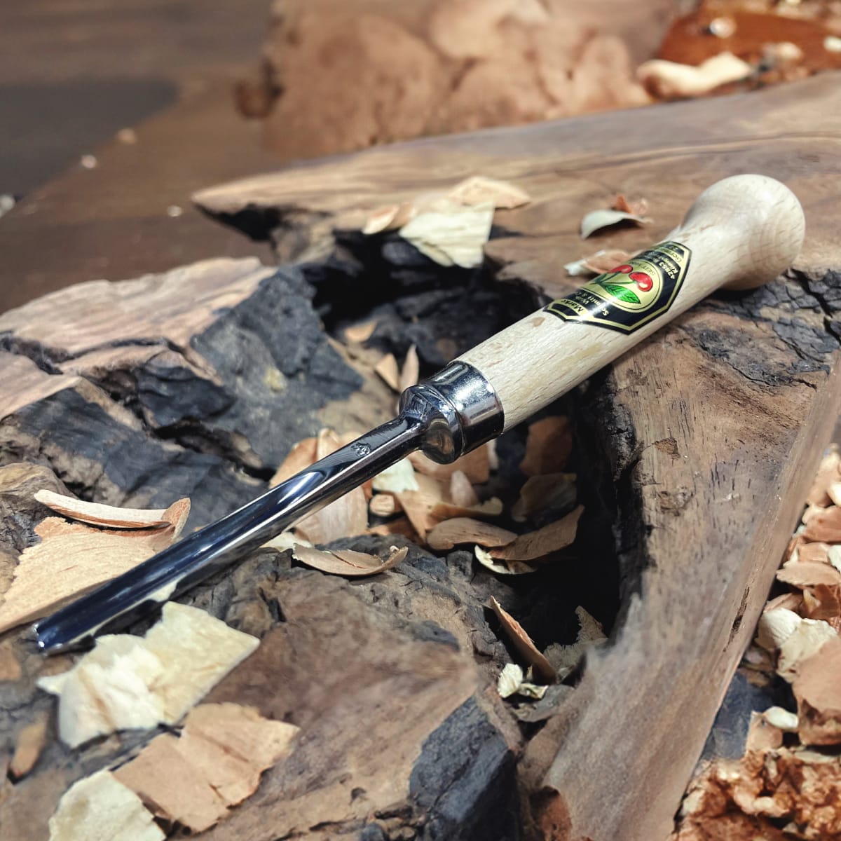 Set de 2 Gubias y 1 Cuchillo Two Cherries 3450 SB para Xilografia8