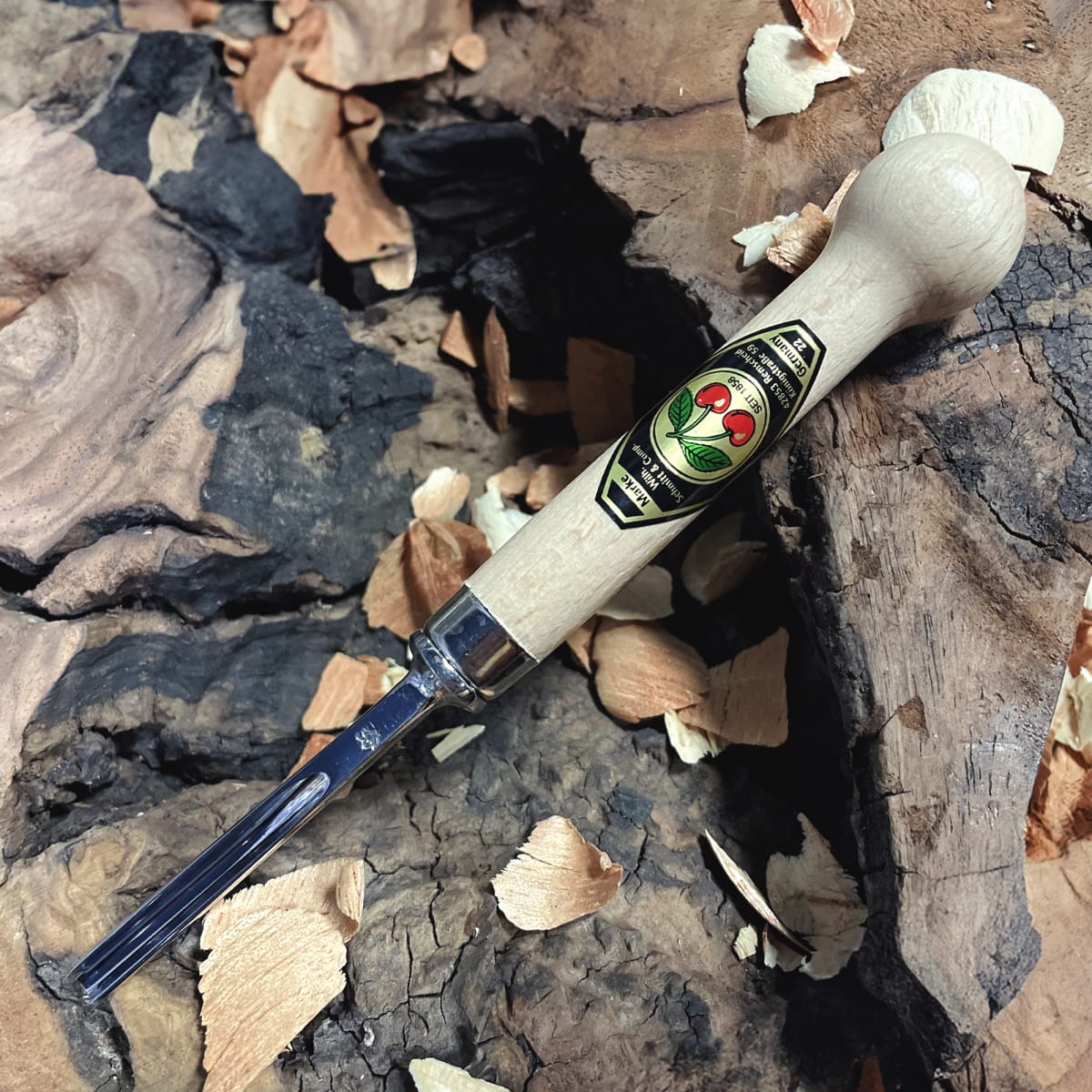 Set de 2 Gubias y 1 Cuchillo Two Cherries 3450 SB para Xilografia9