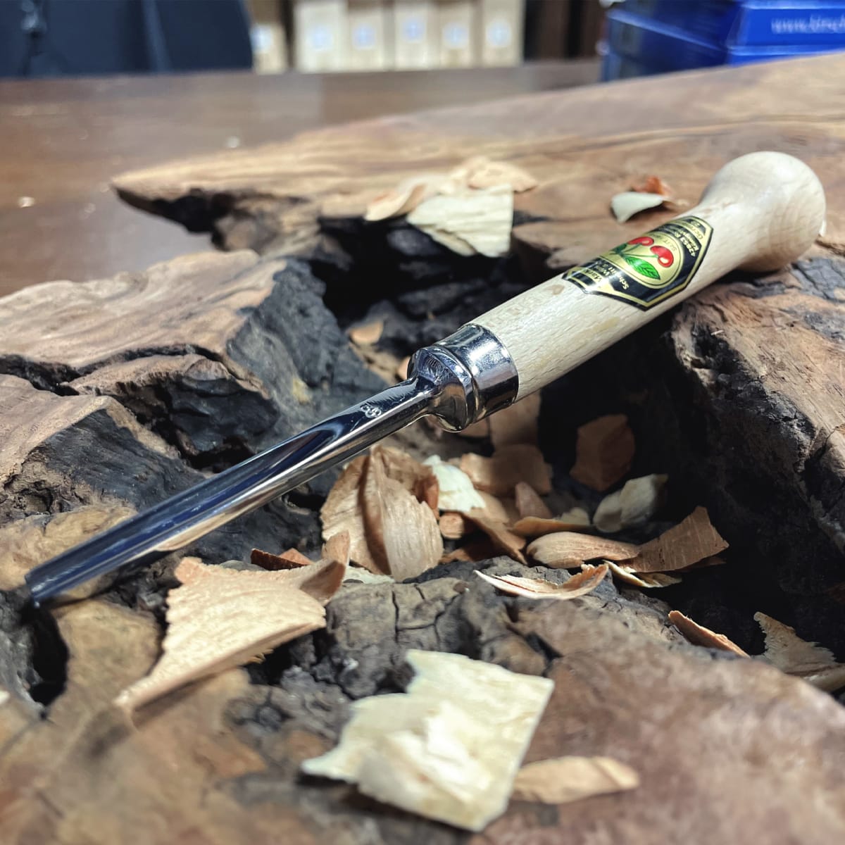 Set de 2 Gubias y 1 Cuchillo Two Cherries 3450 SB para Xilografia10