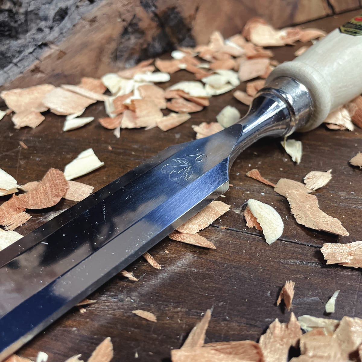 Formon Carpintero Two Cherries 1001 de 26 mm de ancho6