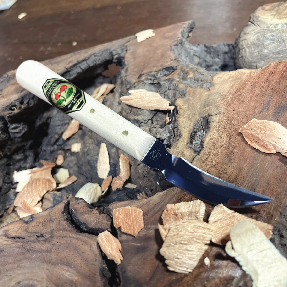 Cuchillo Two Cherries 3353 para Tallado de Madera9