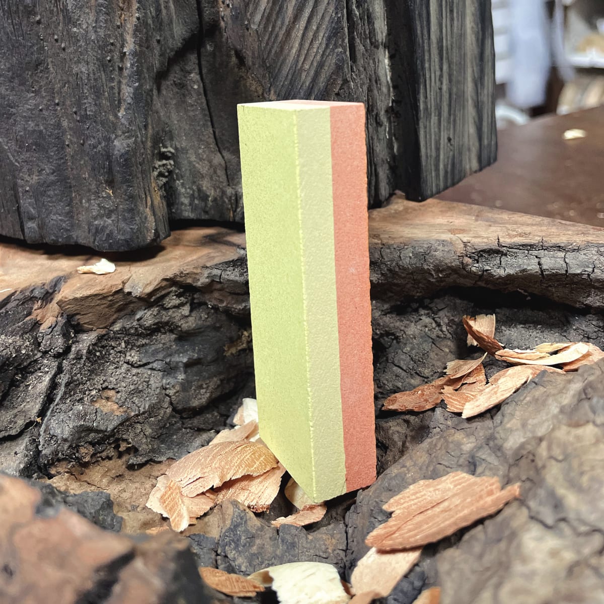 Set 3427 SB de 3 Mini Gubias 3 Cuchillos y 1 Piedra Two Cherries para Xilografia y Tallado24