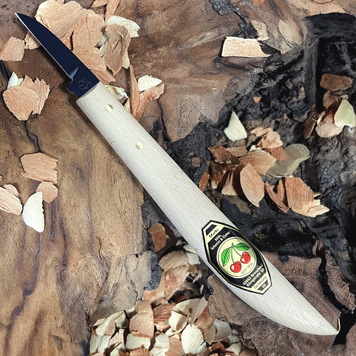 Cuchillo Two Cherries 3358 para Tallado de Madera10