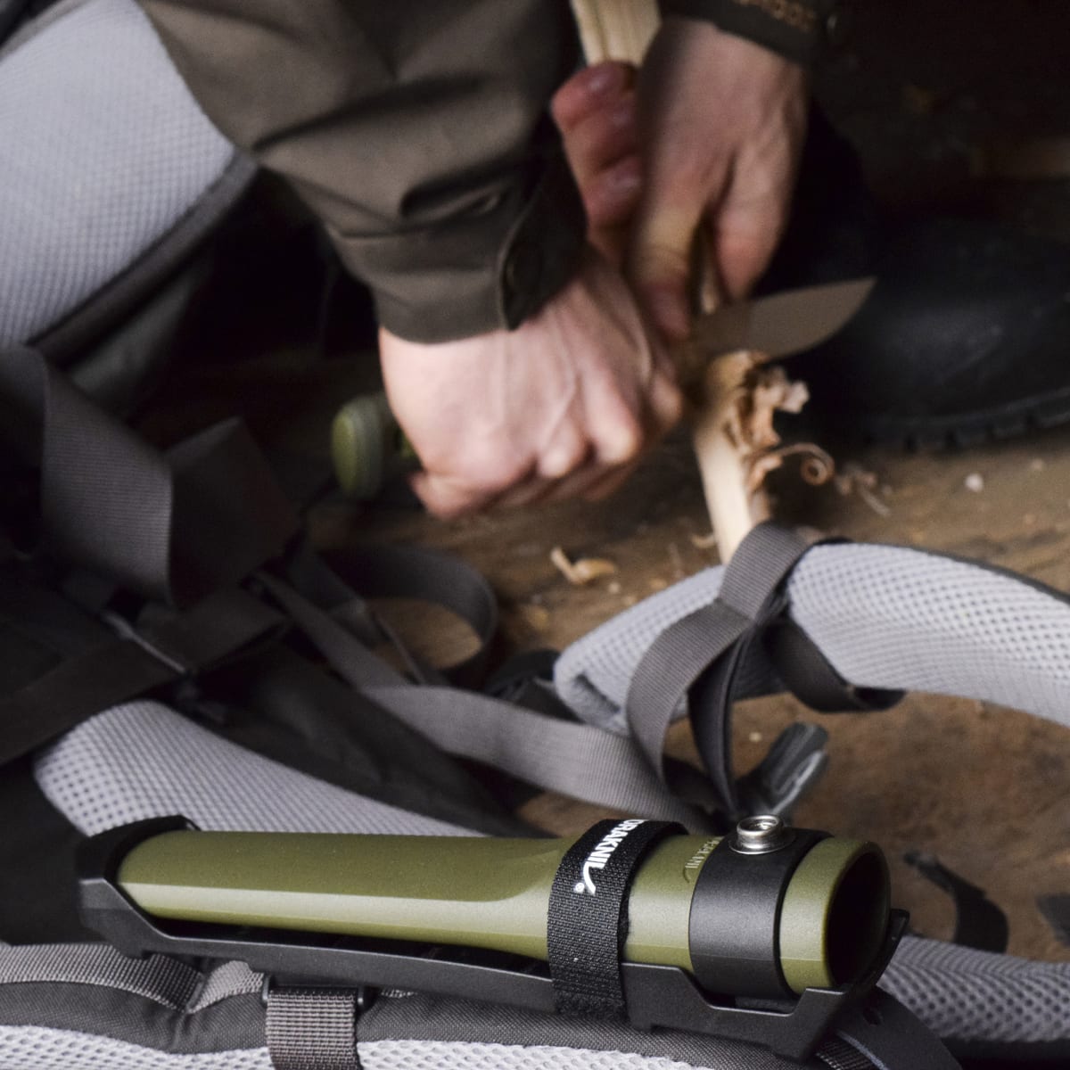 Cuchillo Morakniv Kansbol 12645 (S) Acero Inoxidable con Soporte Múltiple Green7