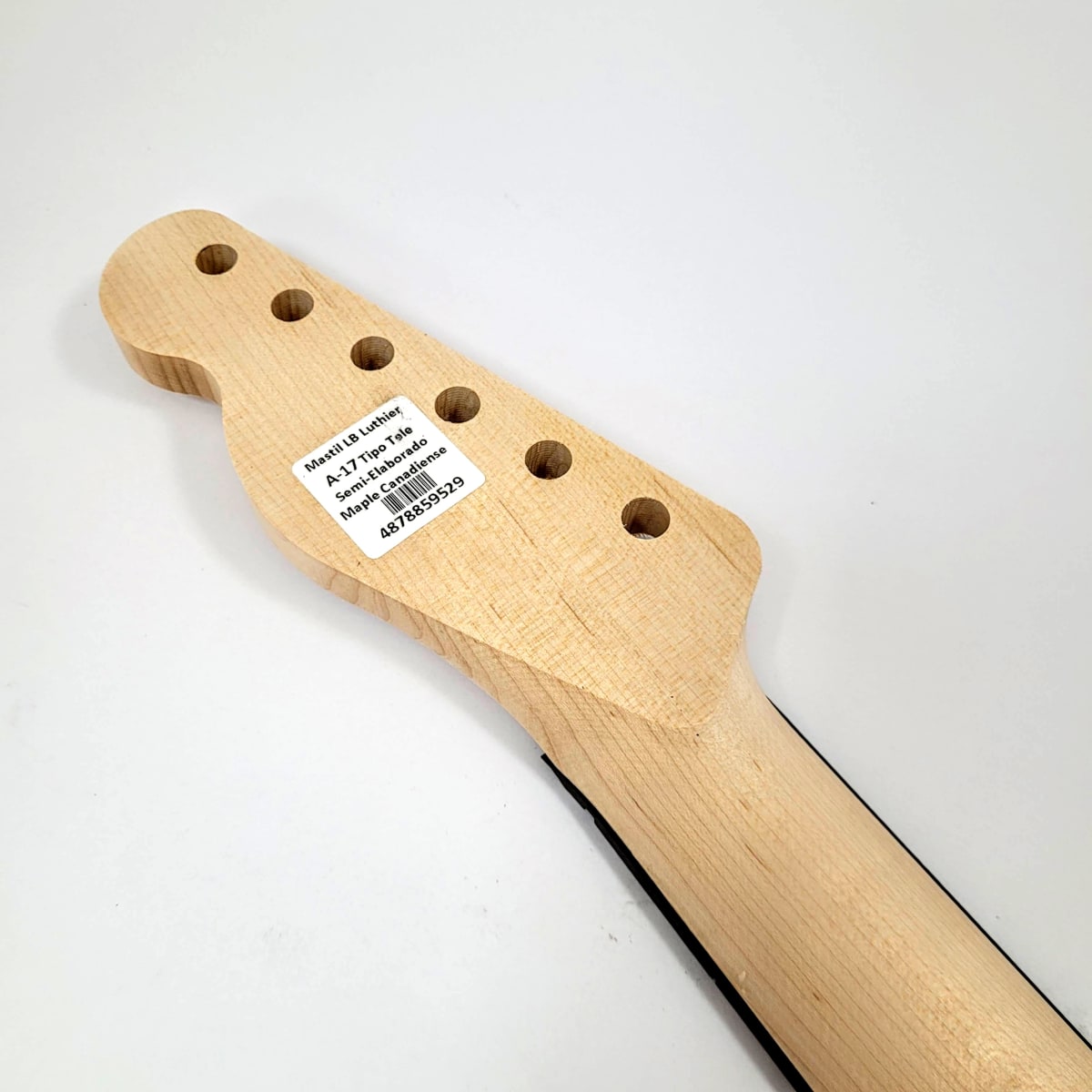 Kit Mod: 02 de Mastil Semi Elaborado Tipo Tele + Diapason Ranurado + Tensor5