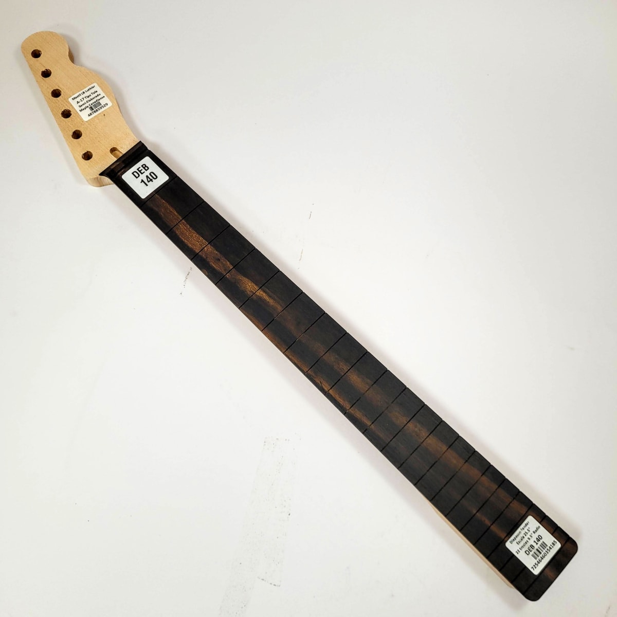 Kit Mod: 02 de Mastil Semi Elaborado Tipo Tele + Diapason Ranurado + Tensor6