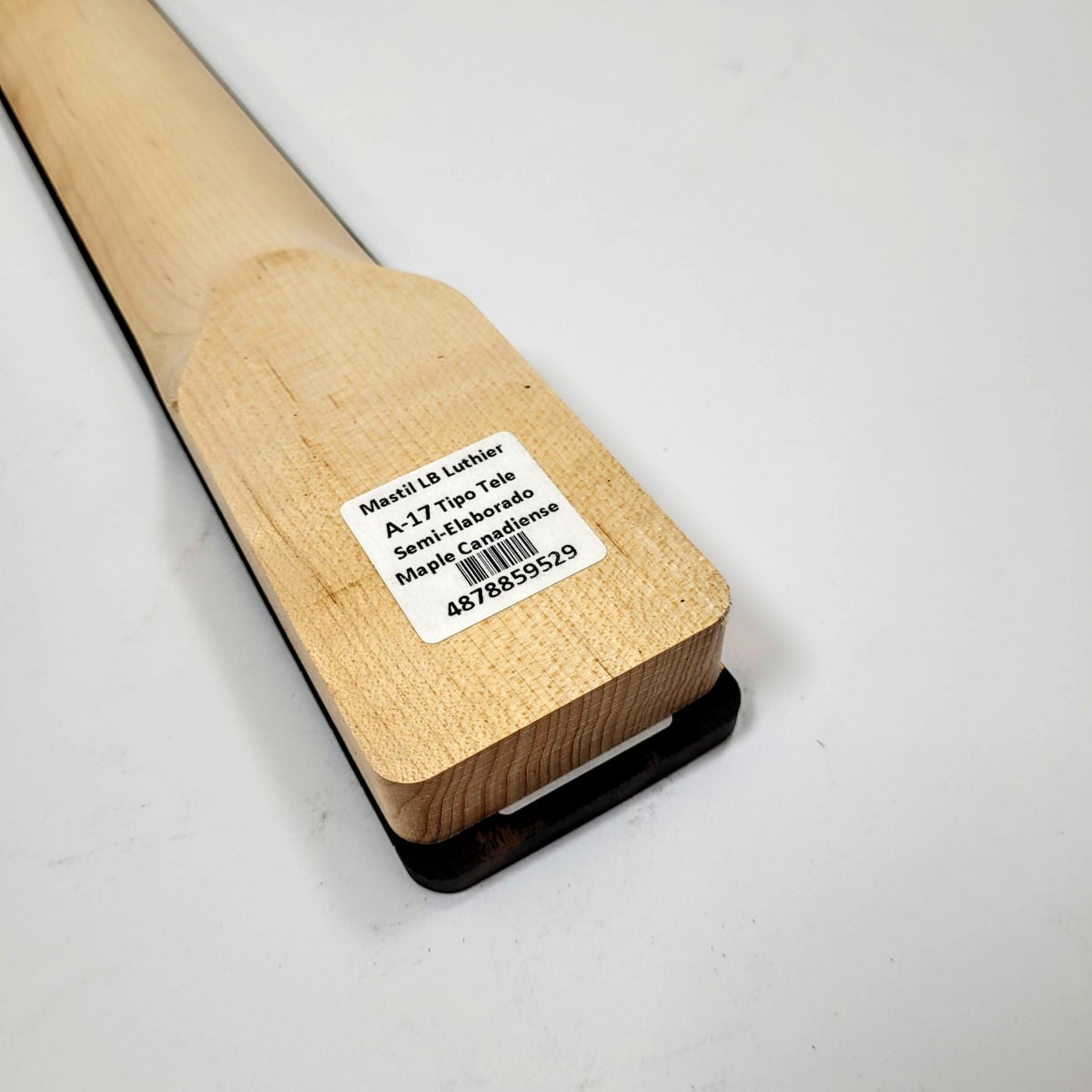 Kit Mod: 02 de Mastil Semi Elaborado Tipo Tele + Diapason Ranurado + Tensor7