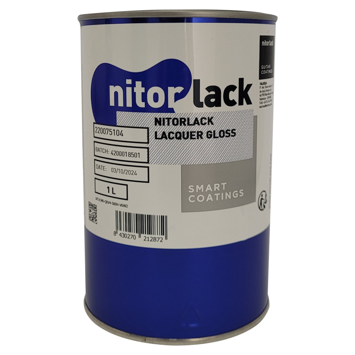 Pack Lacquer Gloss + Primer Incoloro Lata 1 lt7