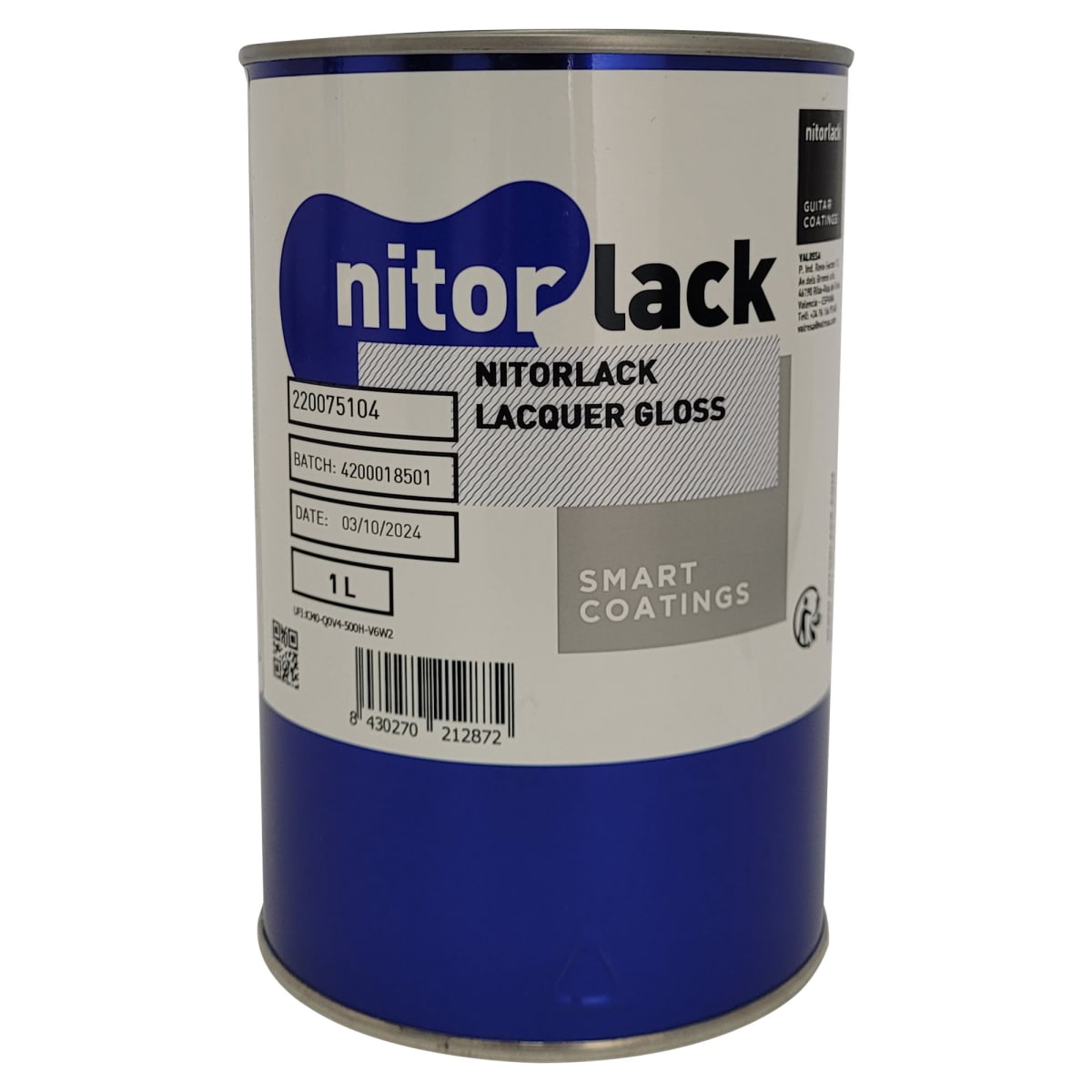 Pack Lacquer Gloss + Primer Incoloro + Solvente Medium Lata 1 lt4