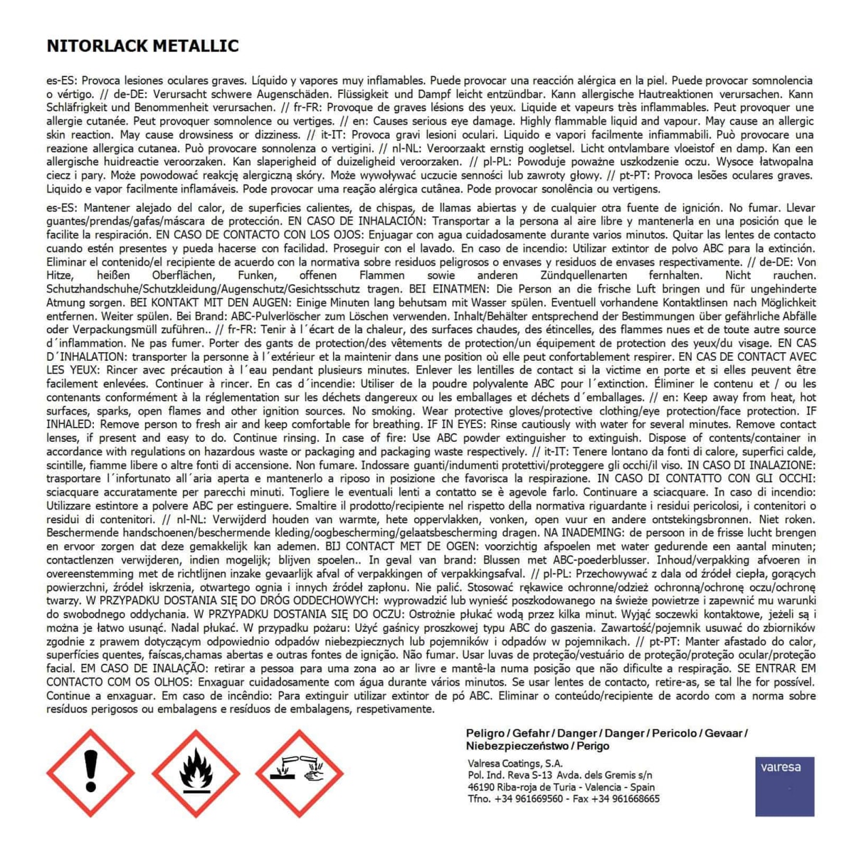 Nitrocelulosa Nitorlack Pelham Blue de 500 ml4