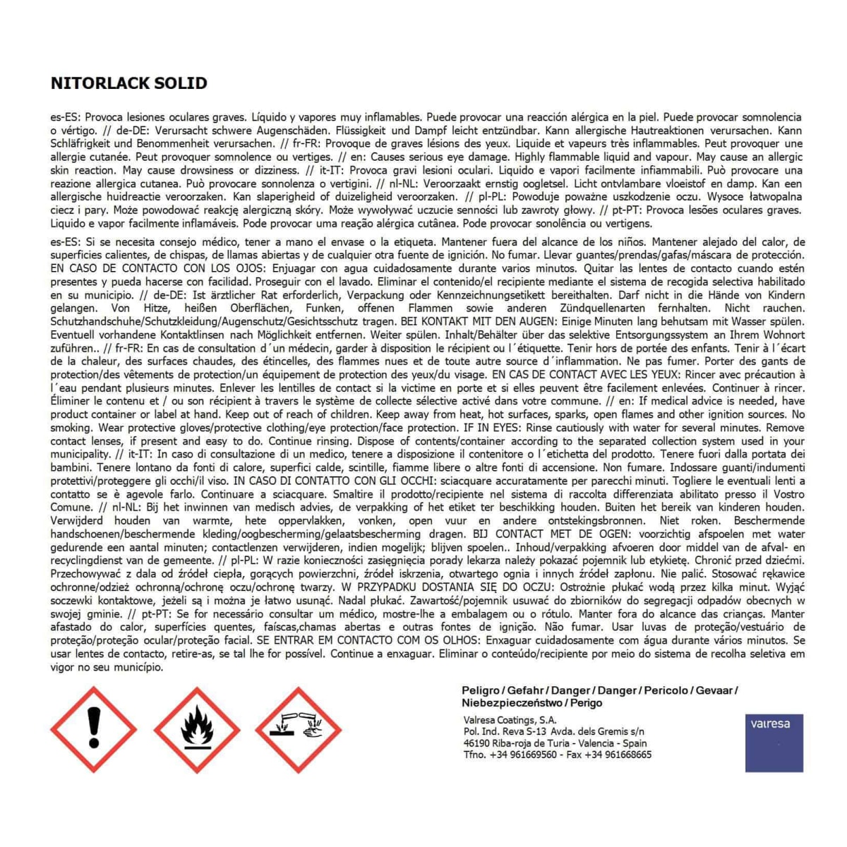 Nitrocelulosa Nitorlack Daphne Blue de 500 ml5