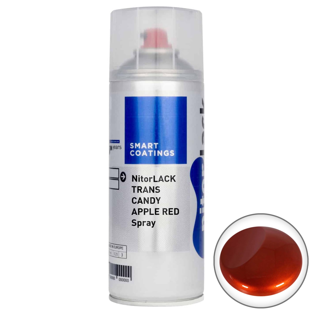 Nitrocelulosa Translucid Candy Apple Red de 400 ml 0