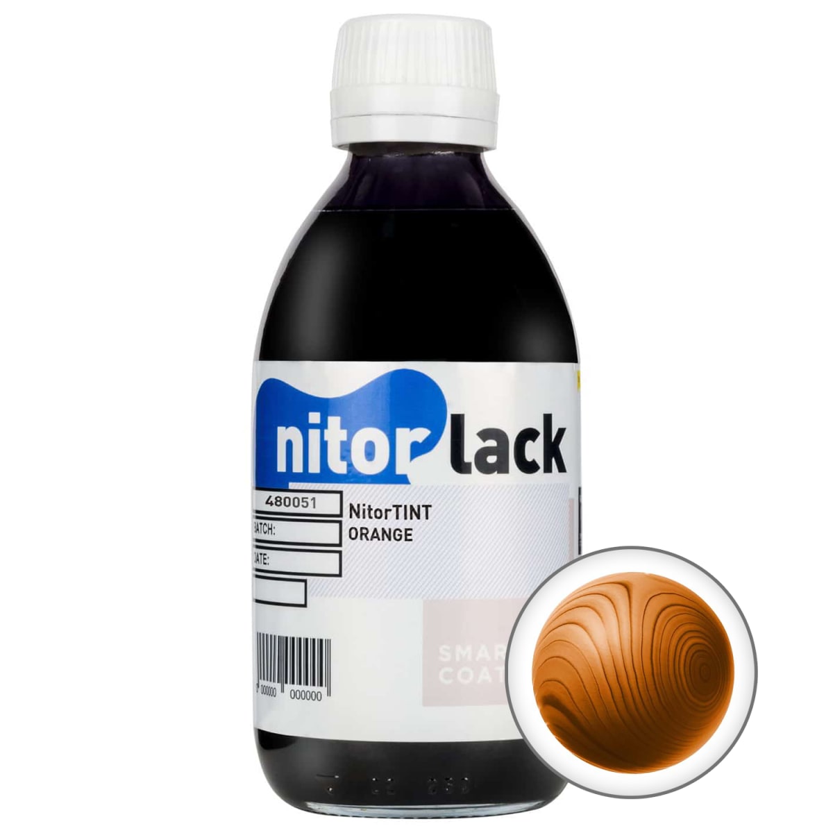 Tinta Nitorlack Naranja de 250 ml para Madera 0