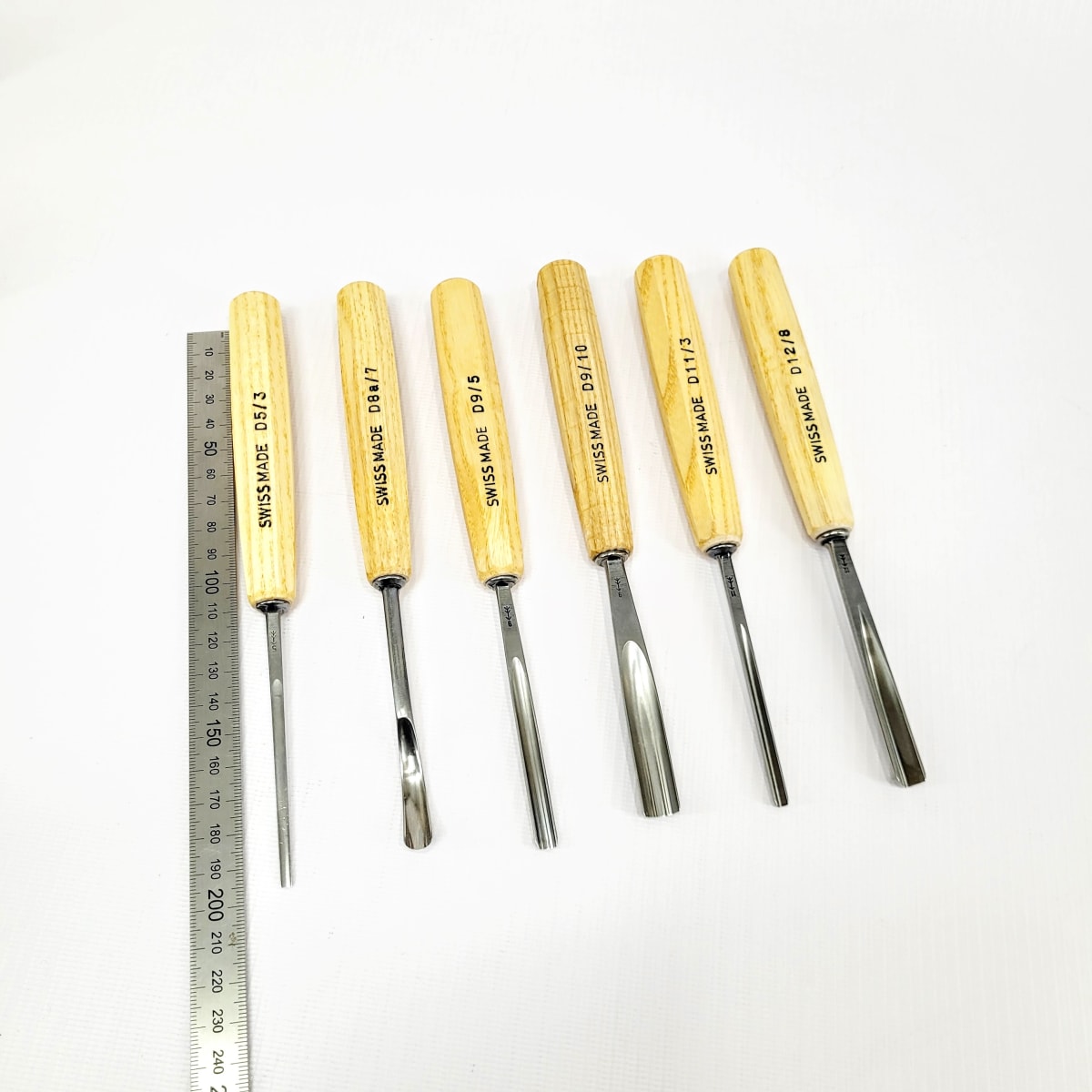 Set de 6 Gubias Pfeil para Xilografía y Tallado en Madera Mod: D 6erA7