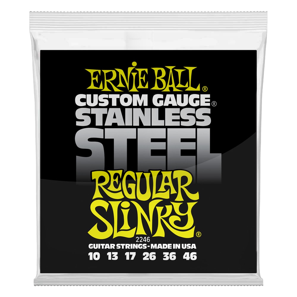 Cuerdas para Guitarra Electrica. Mod: 2246. Stainless Regular Slinky .010 - .046 0