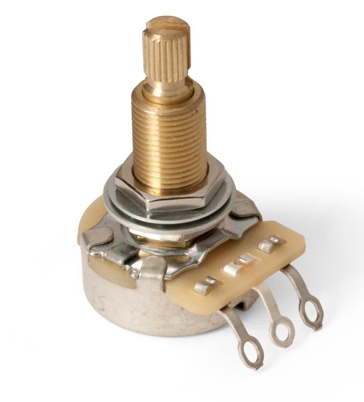 Potenciometro CTS Stewmac EEUU Long-Slipt de 500K Vastago Largo Item # 01176