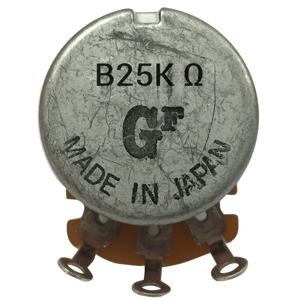 Potenciometro Grande 25K B. Vastago Largo 0