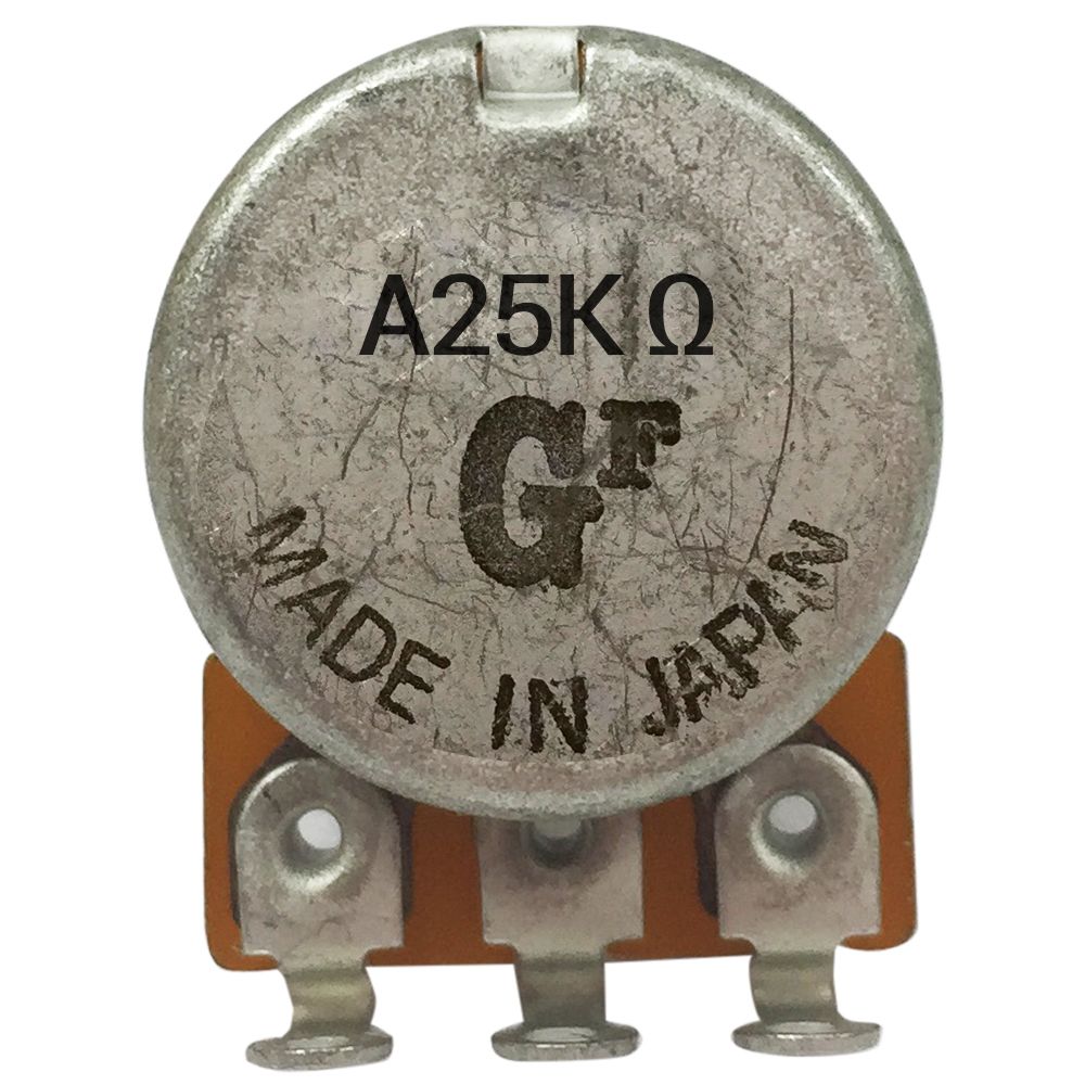 Potenciometro Mini 25K A. Vastago Corto 0