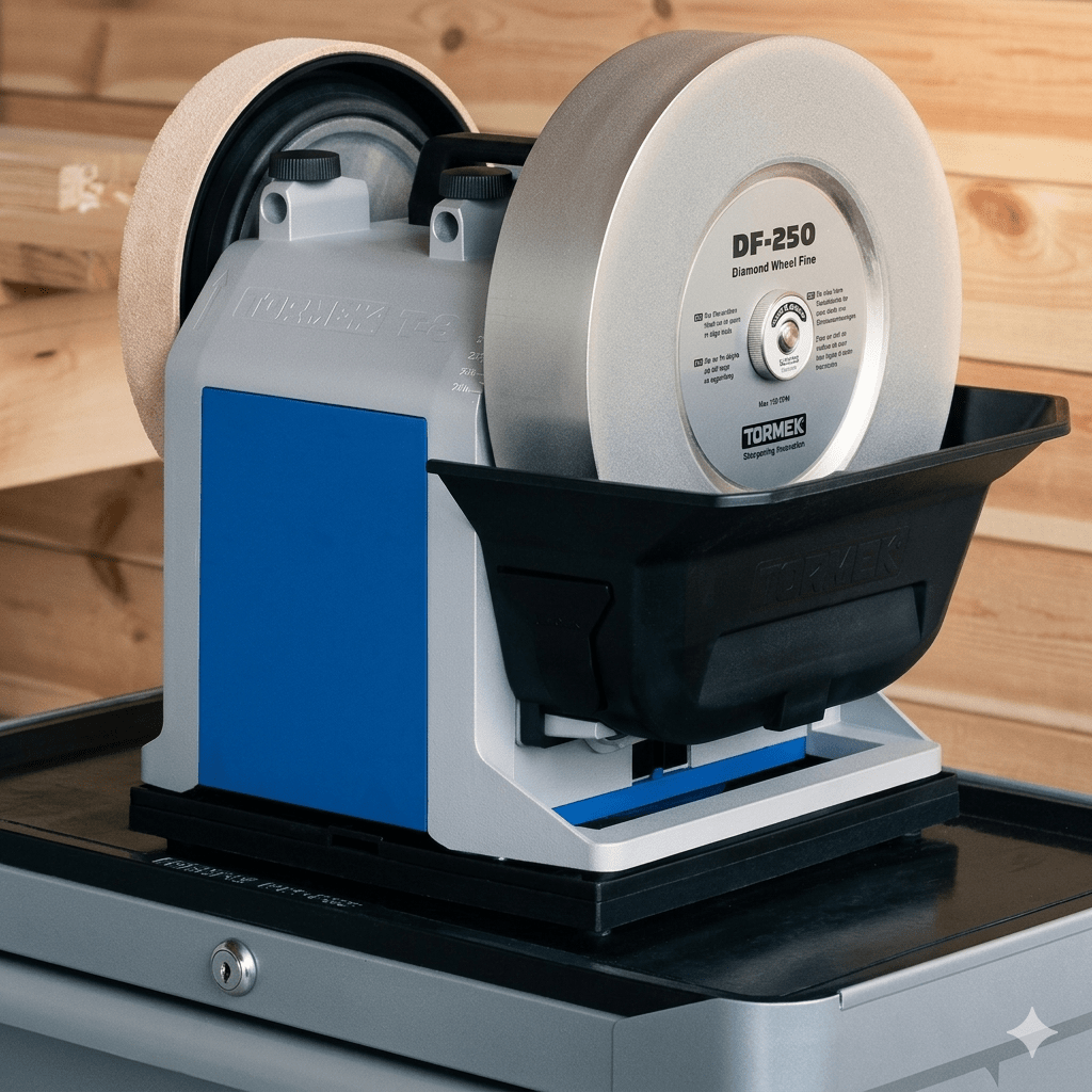 Afiladora Profesional Tormek T4 para Herramientas + Base Giratoria RB-180 GRATIS15