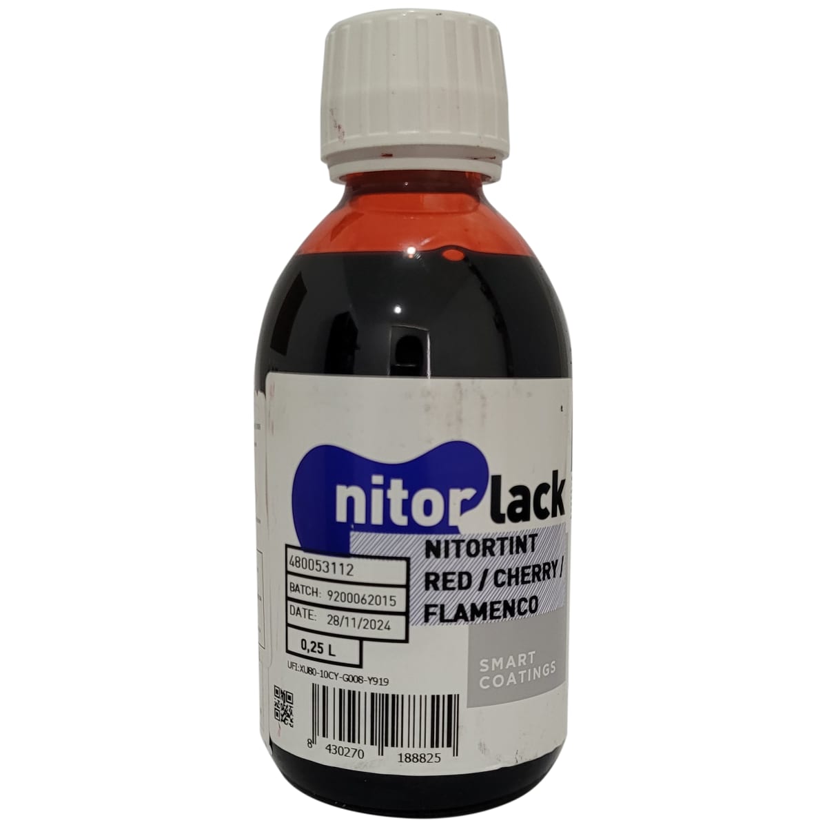 Tinta Nitorlack Roja de 250 ml para Madera 0
